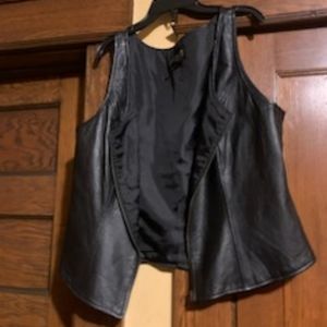 Leather Vest & Pants Set